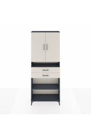 Arges Dolap 5 Raflı 2 Çekmeceli 2 Kapaklı 88x30x221 - S30M187V4A