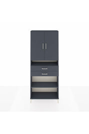 Arges Dolap 5 Raflı 2 Çekmeceli 2 Kapaklı 88x30x221 - S30M187V5A