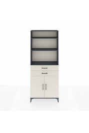 Arges Dolap 4 Raflı 2 Çekmeceli 2 Kapaklı 88x30x221 - S30M188V4A
