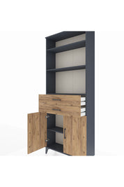 Arges Dolap 4 Raflı 2 Çekmeceli 2 Kapaklı 88x30x221 - S30M188V6A
