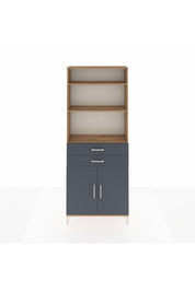 Arges Dolap 4 Raflı 2 Çekmeceli 2 Kapaklı 88x30x221 - S30M188V8A