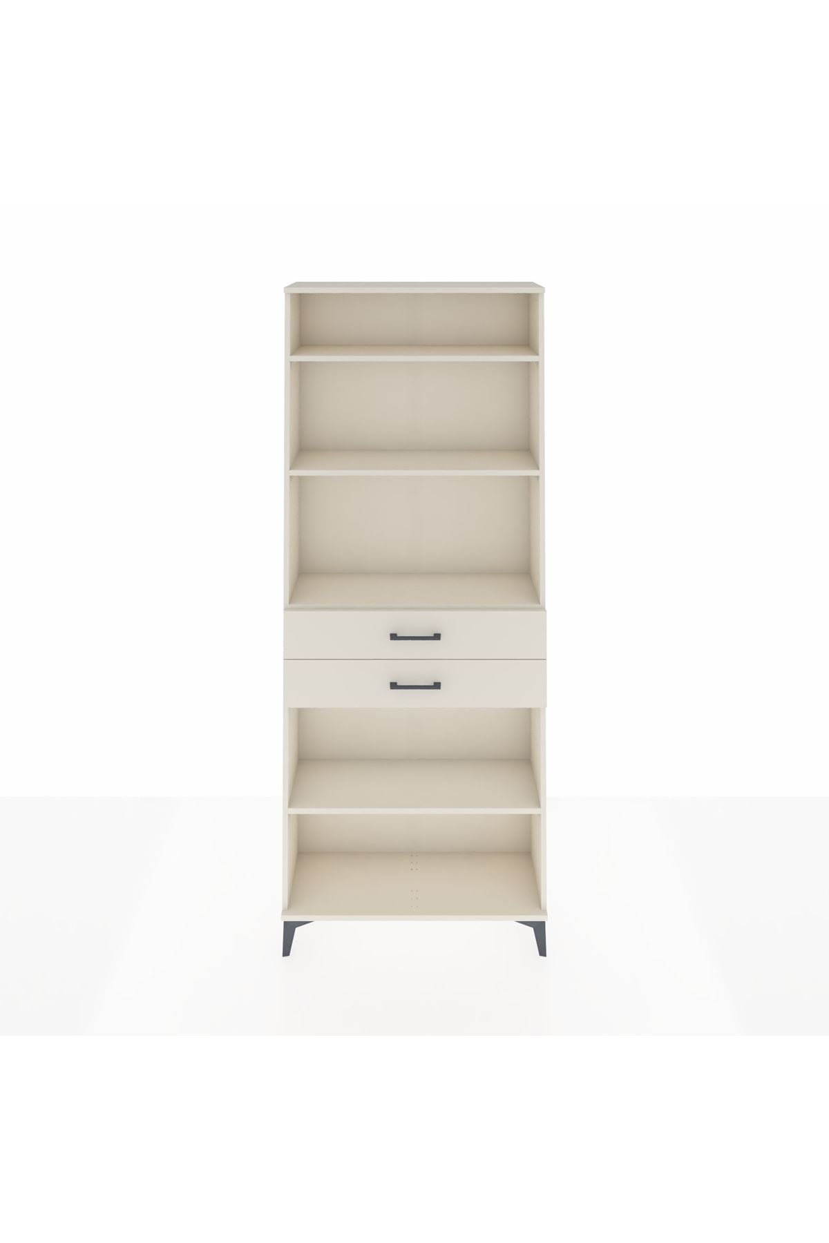 Arges Dolap 4 Raflı 2 Çekmeceli 88x30x221 - S30M189V1A