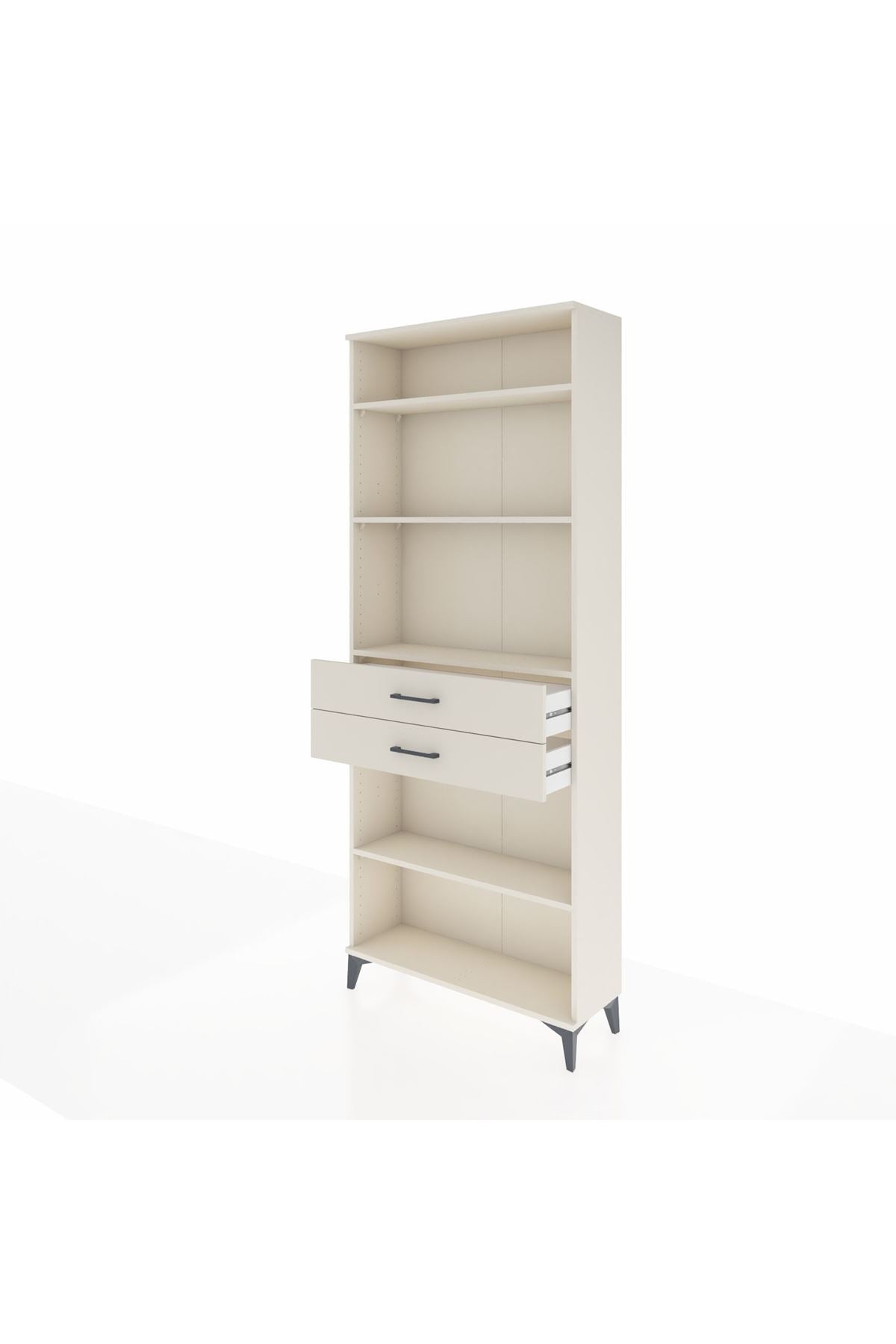 Arges Dolap 4 Raflı 2 Çekmeceli 88x30x221 - S30M189V1A