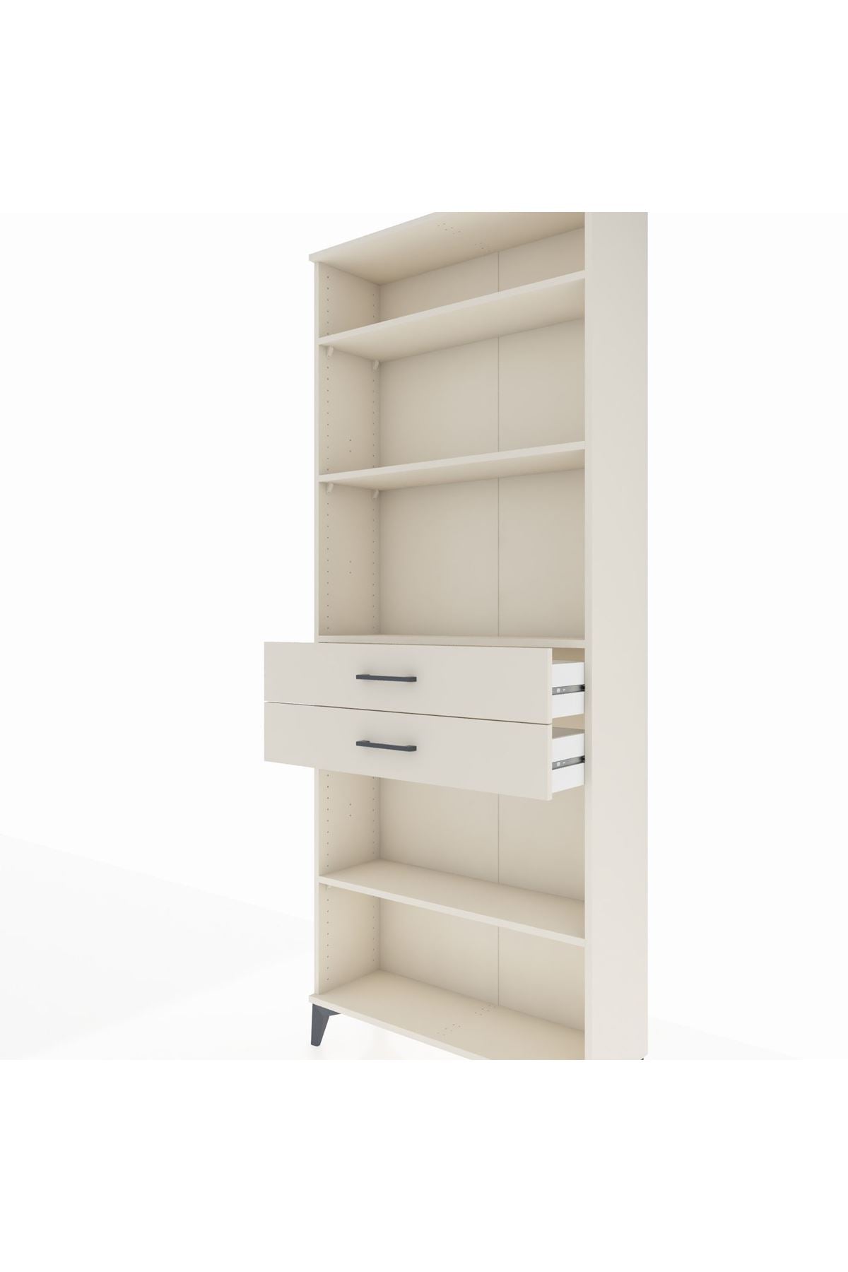 Arges Dolap 4 Raflı 2 Çekmeceli 88x30x221 - S30M189V1A
