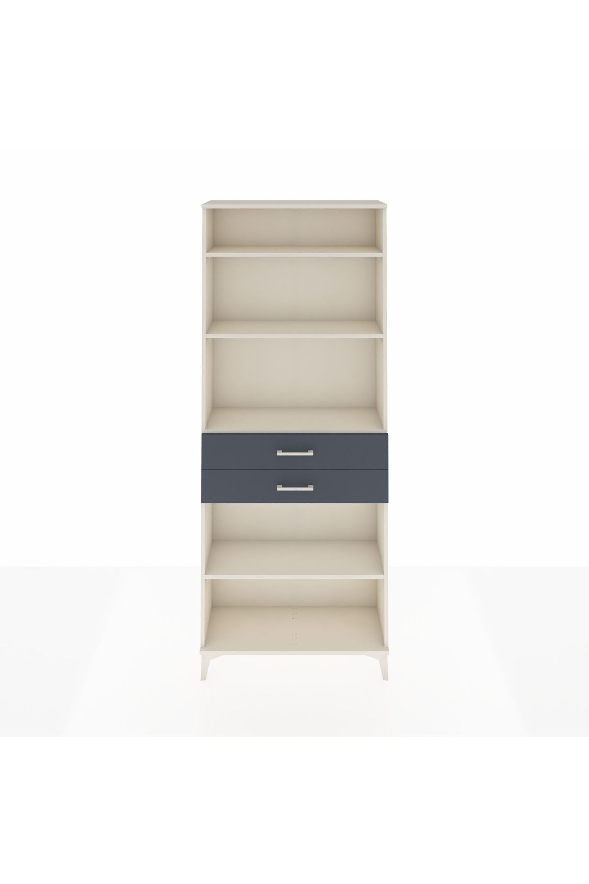 Arges Dolap 4 Raflı 2 Çekmeceli 88x30x221 - S30M189V2A