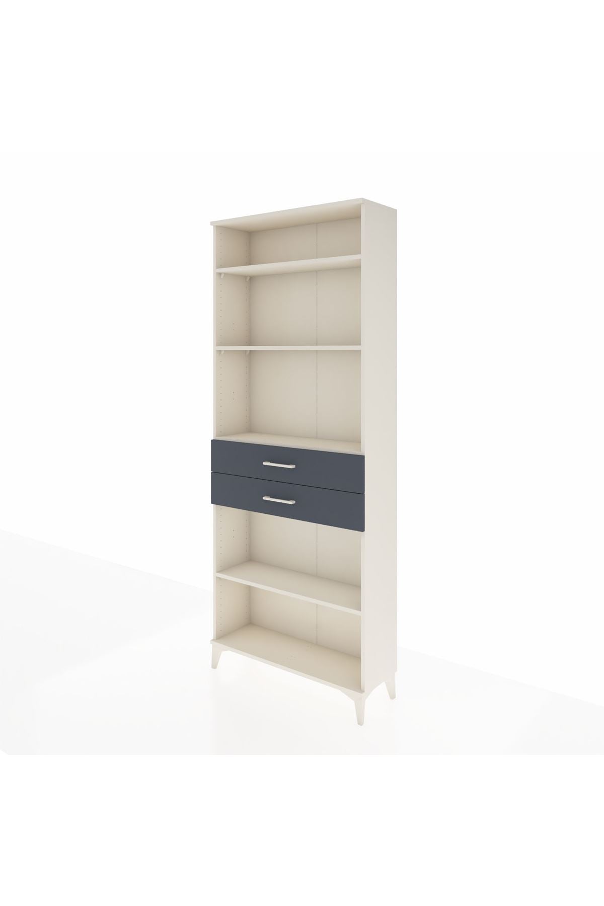 Arges Dolap 4 Raflı 2 Çekmeceli 88x30x221 - S30M189V2A