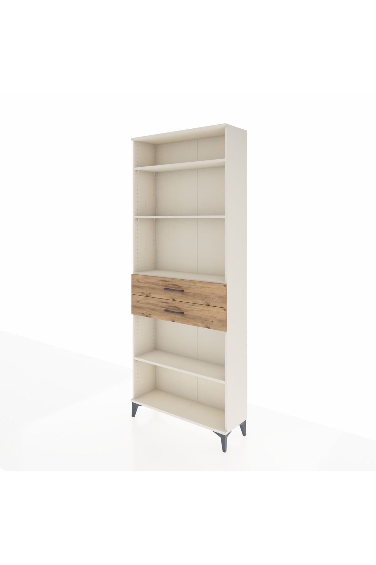 Arges Dolap 4 Raflı 2 Çekmeceli 88x30x221 - S30M189V3A