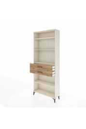 Arges Dolap 4 Raflı 2 Çekmeceli 88x30x221 - S30M189V3A