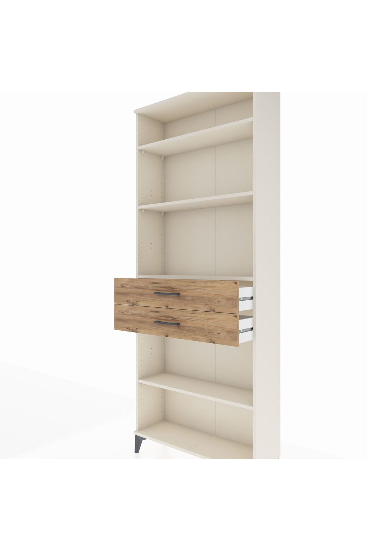 Arges Dolap 4 Raflı 2 Çekmeceli 88x30x221 - S30M189V3A