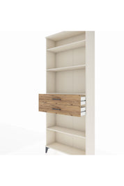 Arges Dolap 4 Raflı 2 Çekmeceli 88x30x221 - S30M189V3A