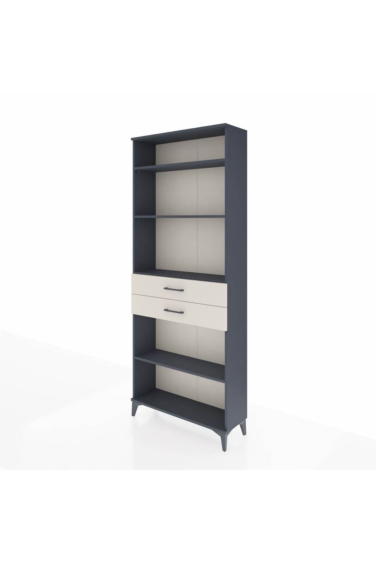 Arges Dolap 4 Raflı 2 Çekmeceli 88x30x221 - S30M189V4A