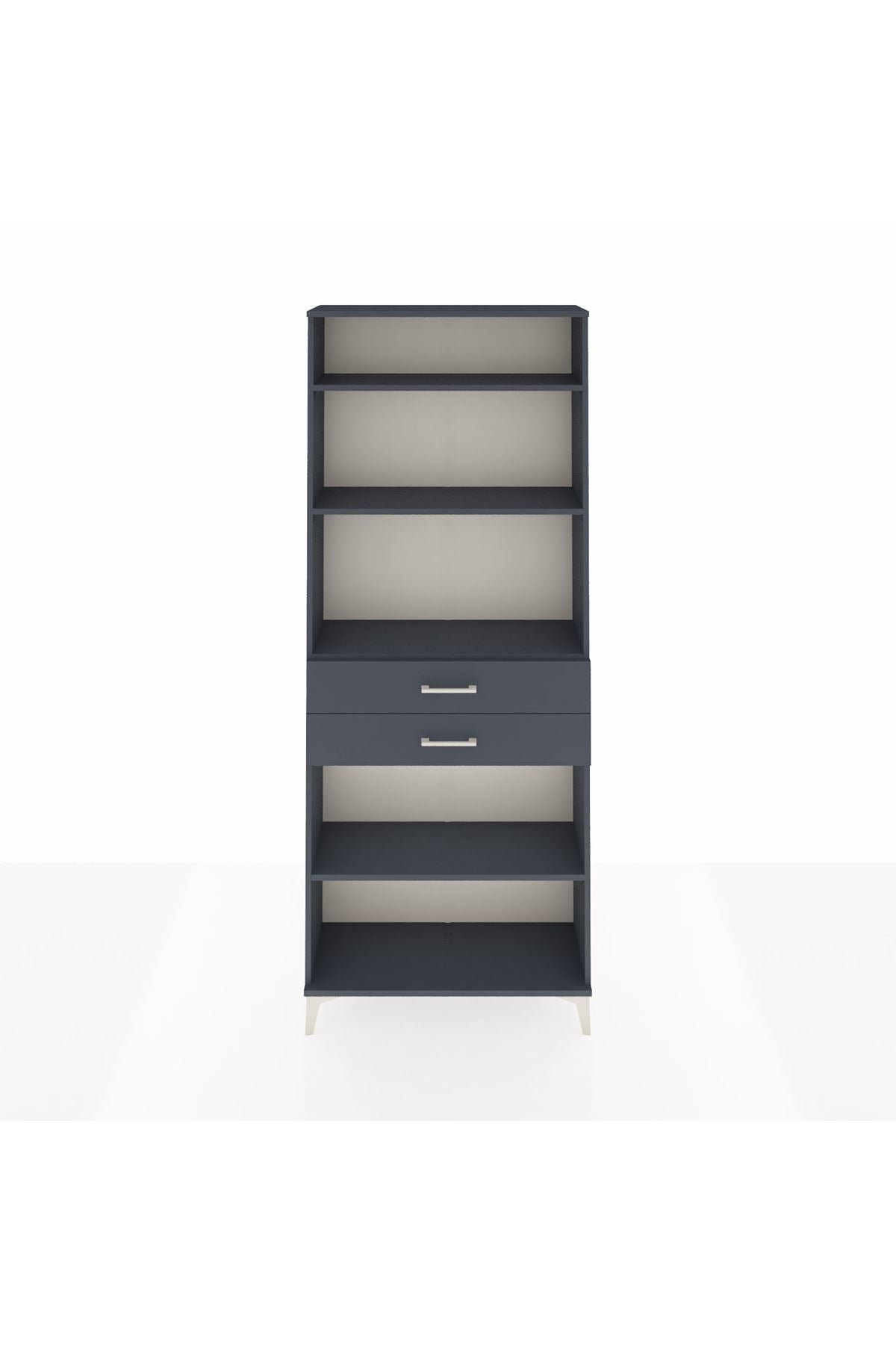 Arges Dolap 4 Raflı 2 Çekmeceli 88x30x221 - S30M189V5A