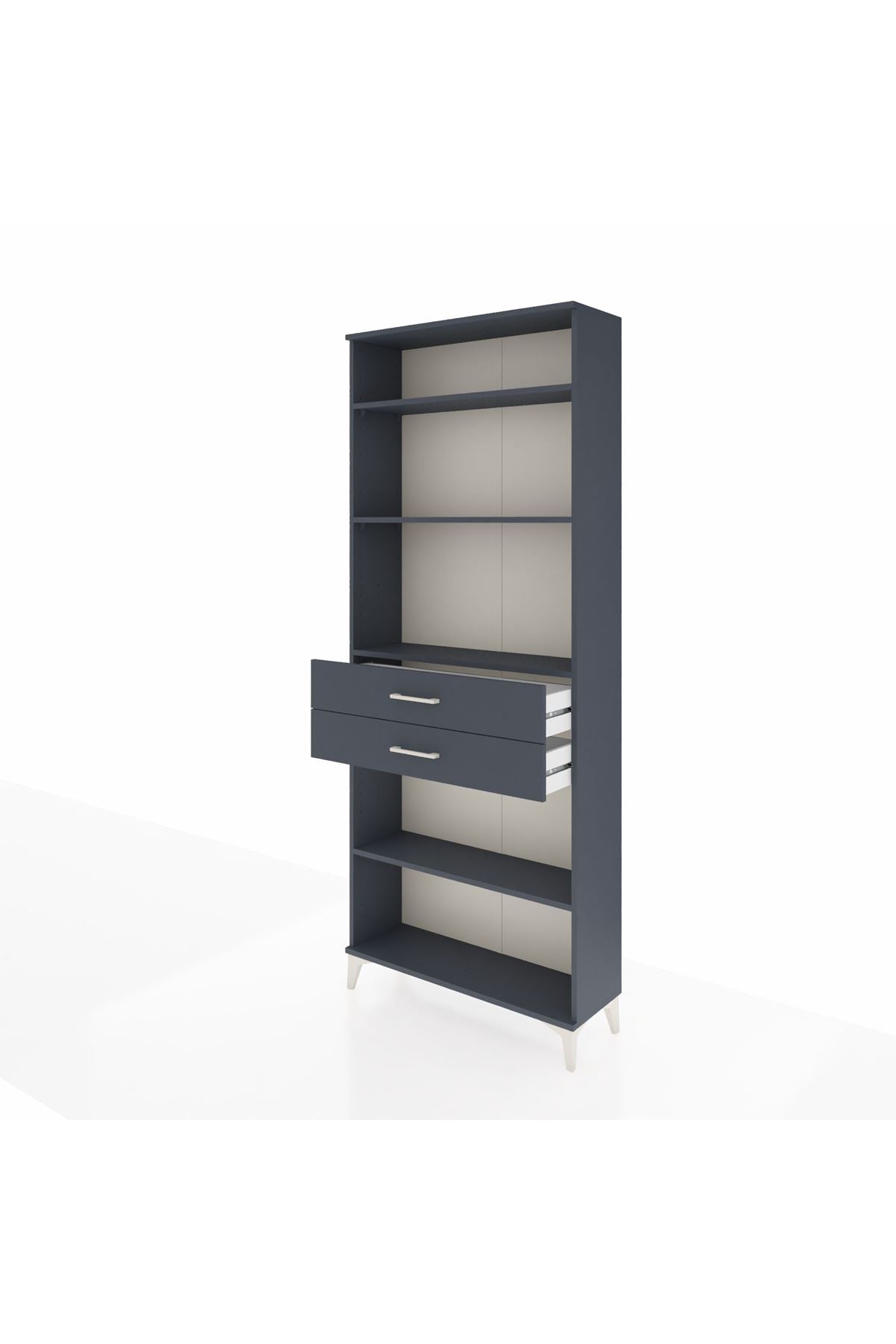 Arges Dolap 4 Raflı 2 Çekmeceli 88x30x221 - S30M189V5A