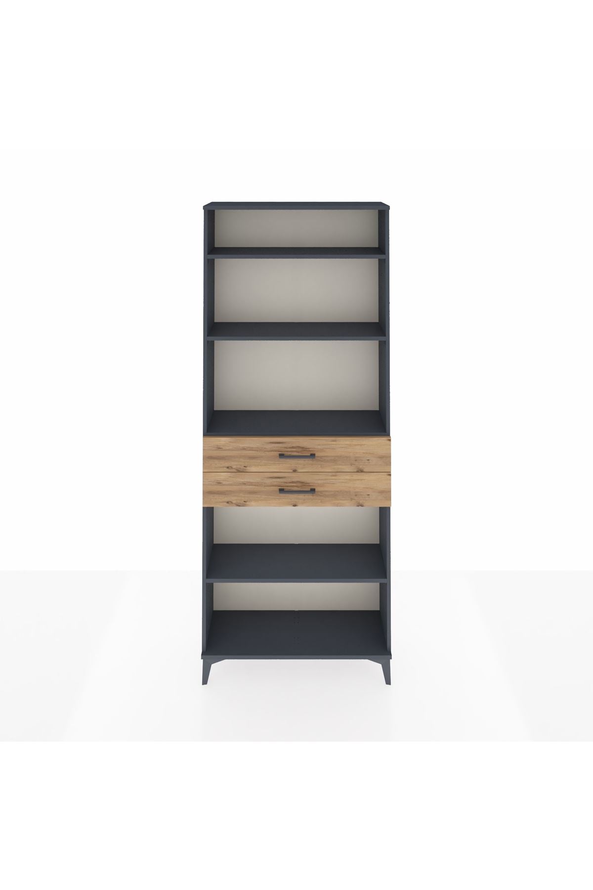 Arges Dolap 4 Raflı 2 Çekmeceli 88x30x221 - S30M189V6A
