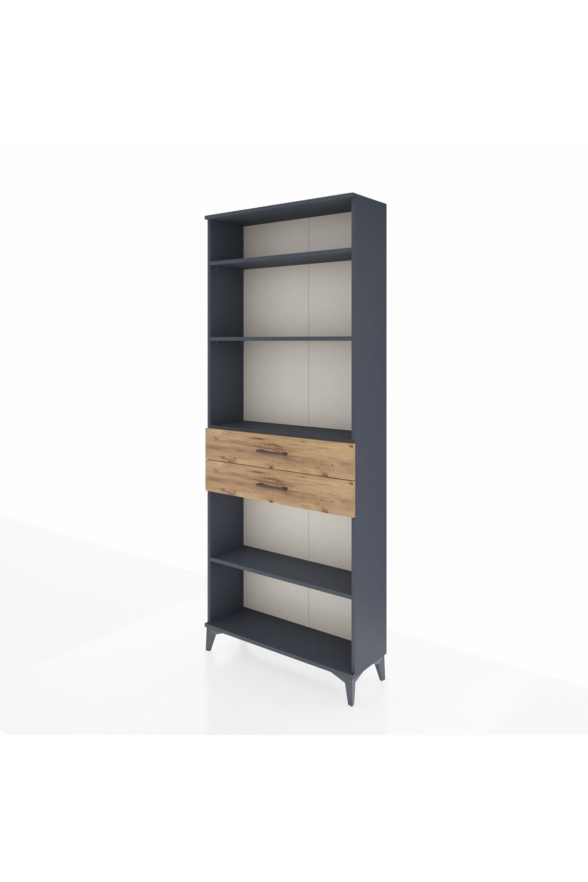 Arges Dolap 4 Raflı 2 Çekmeceli 88x30x221 - S30M189V6A