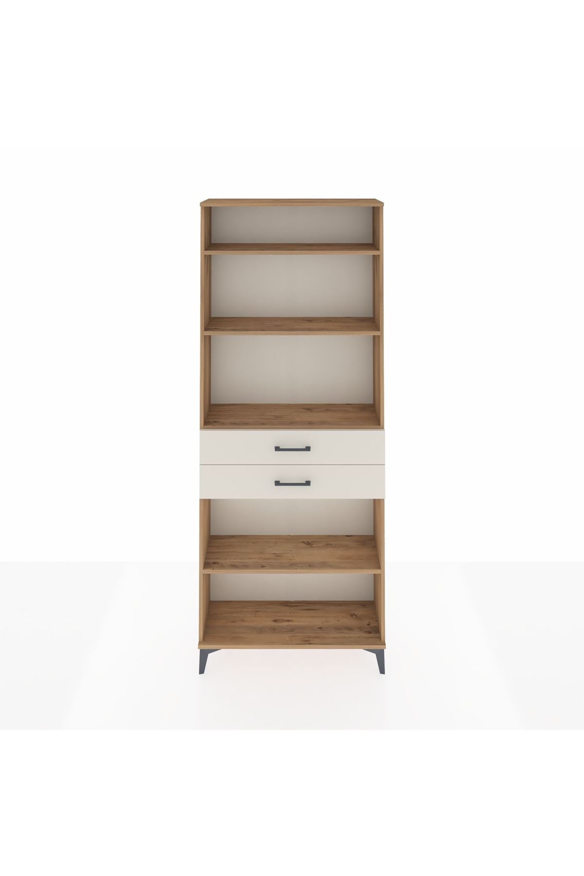 Arges Dolap 4 Raflı 2 Çekmeceli 88x30x221 - S30M189V7A
