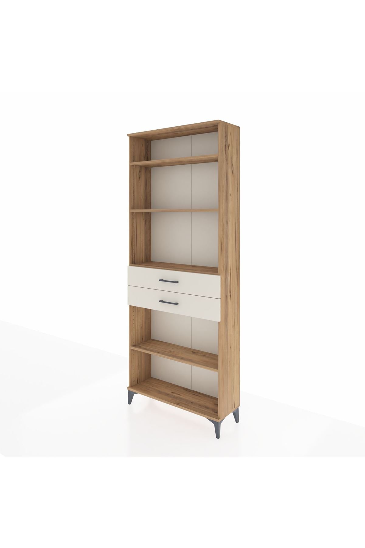 Arges Dolap 4 Raflı 2 Çekmeceli 88x30x221 - S30M189V7A