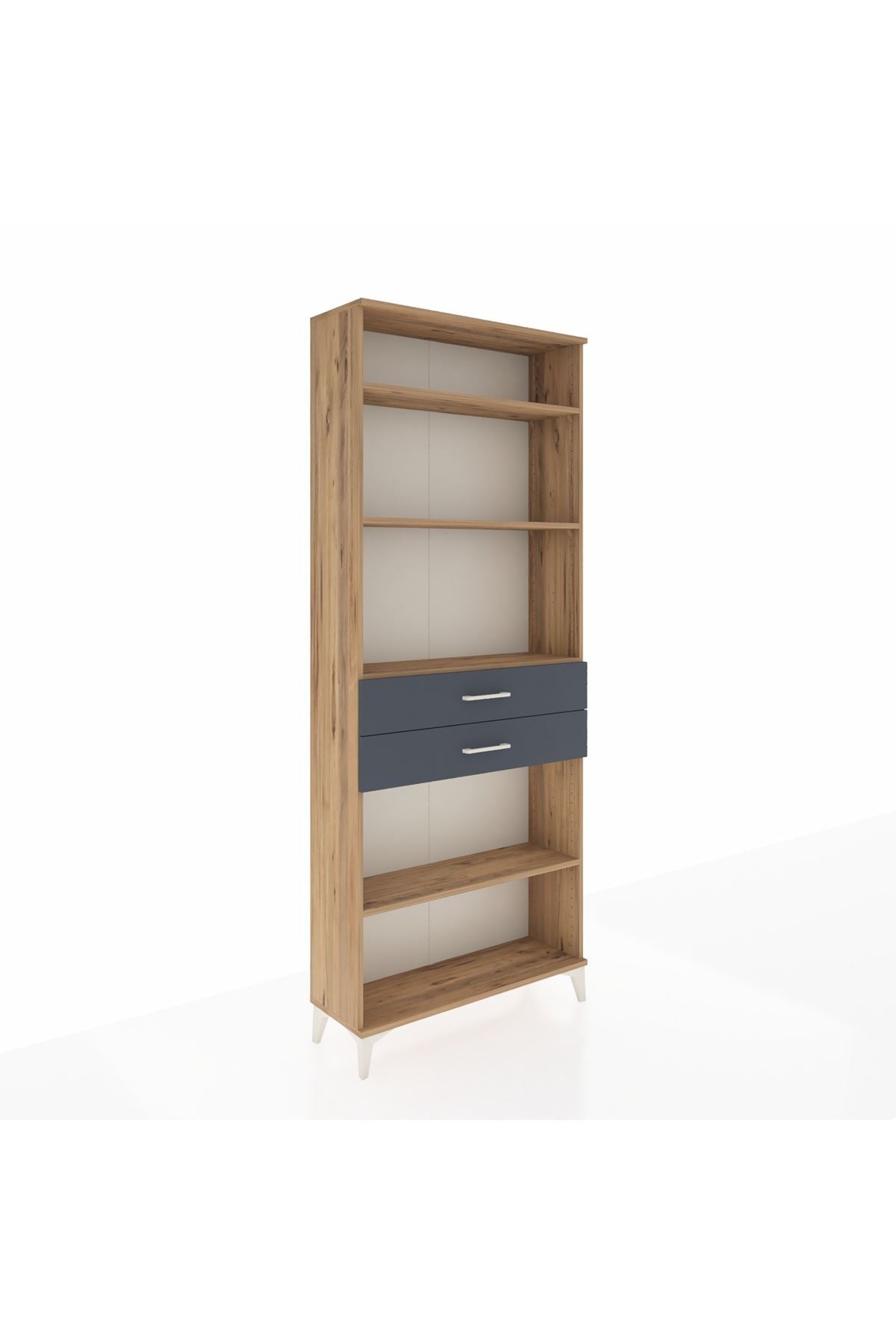 Arges Dolap 4 Raflı 2 Çekmeceli 88x30x221 - S30M189V8A