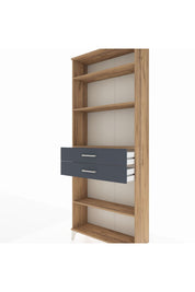 Arges Dolap 4 Raflı 2 Çekmeceli 88x30x221 - S30M189V8A