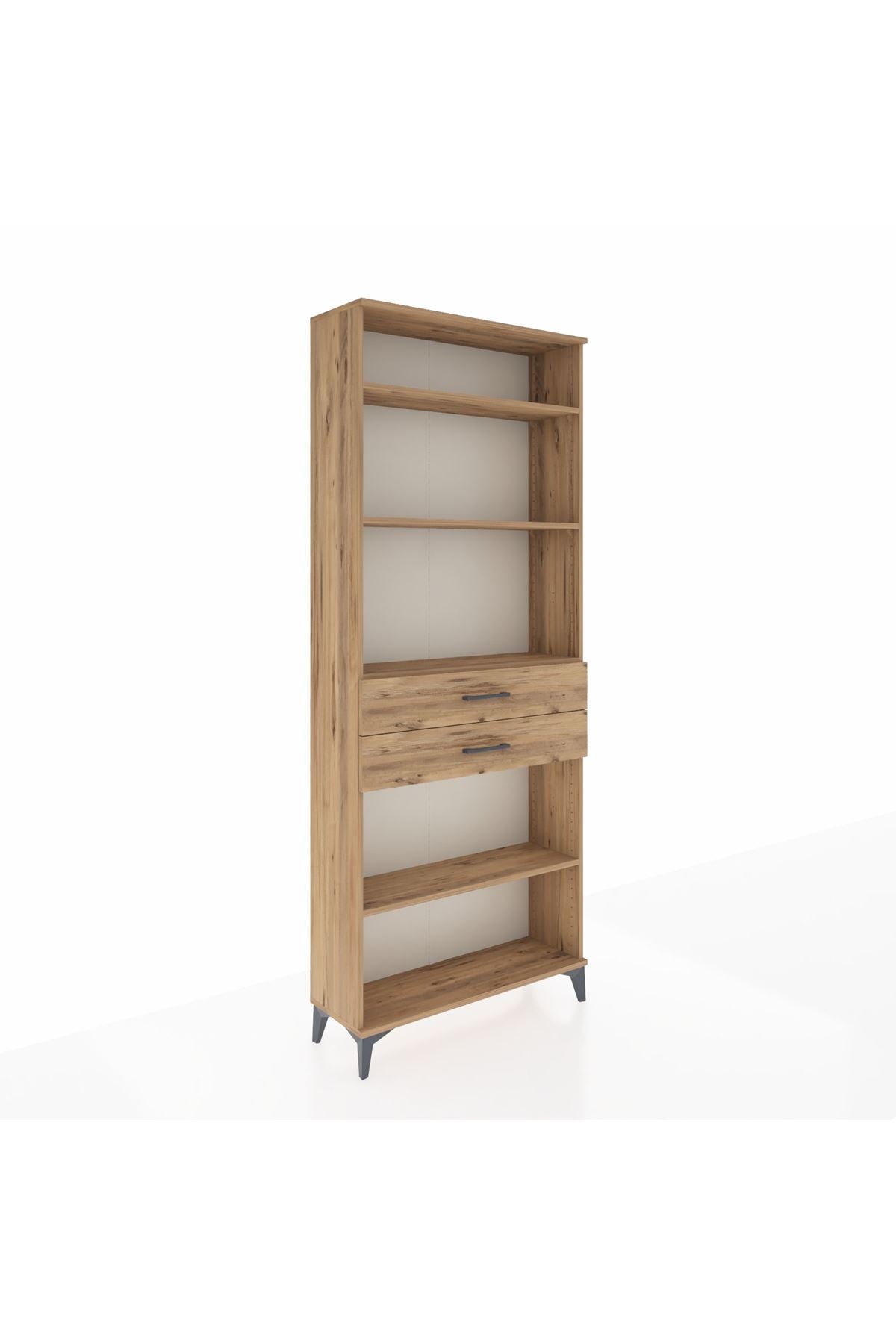 Arges Dolap 4 Raflı 2 Çekmeceli 88x30x221 - S30M189V9A