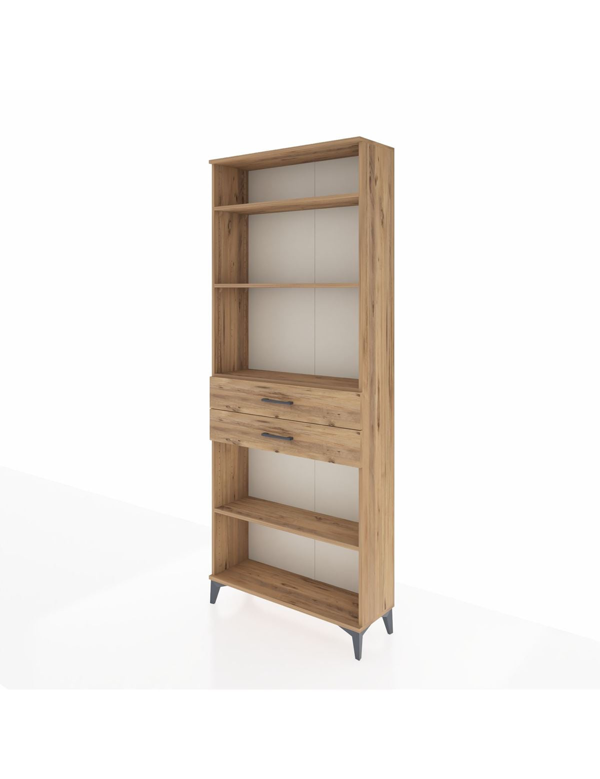Arges Dolap 4 Raflı 2 Çekmeceli 88x30x221 - S30M189V9A