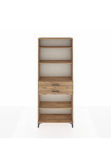 Arges Dolap 4 Raflı 2 Çekmeceli 88x30x221