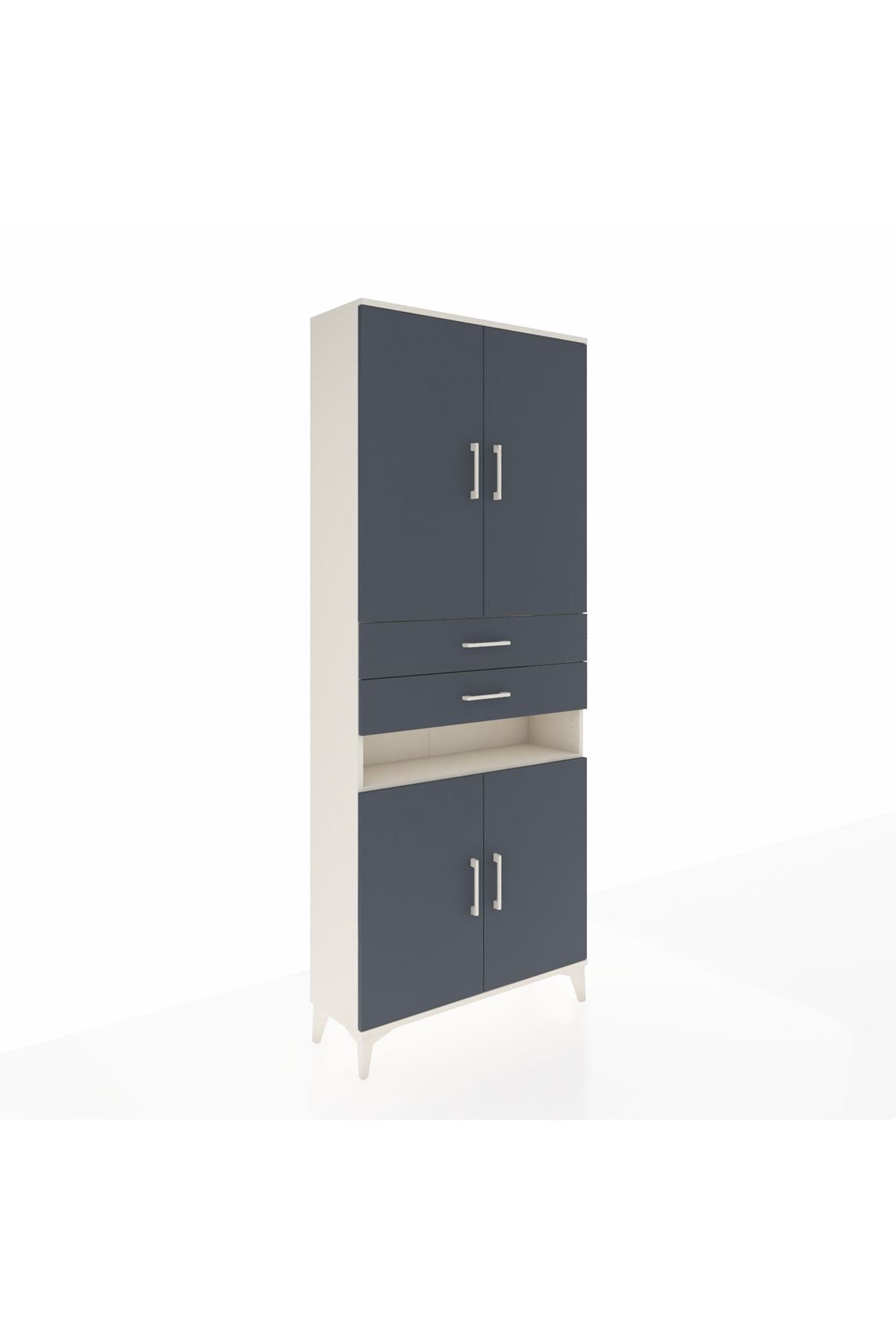 Arges Dolap 5 Raflı 2 Çekmeceli 4 Kapaklı 88x30x221 - S30M190V2A
