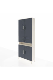 Arges Dolap 5 Raflı 2 Çekmeceli 4 Kapaklı 88x30x221 - S30M190V2A