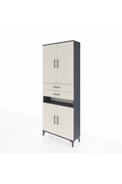 Arges Dolap 5 Raflı 2 Çekmeceli 4 Kapaklı 88x30x221 - S30M190V4A