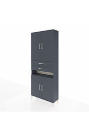 Arges Dolap 5 Raflı 2 Çekmeceli 4 Kapaklı 88x30x221 - S30M190V5A
