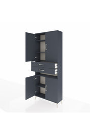 Arges Dolap 5 Raflı 2 Çekmeceli 4 Kapaklı 88x30x221 - S30M190V5A