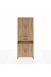 Arges Dolap 5 Raflı 2 Çekmeceli 4 Kapaklı 88x30x221 - S30M190V9A