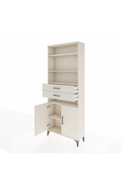 Arges Dolap 5 Raflı 2 Çekmeceli 2 Kapaklı 88x30x221 - S30M192V1A