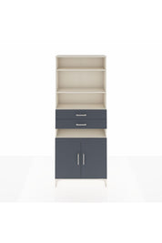 Arges Dolap 5 Raflı 2 Çekmeceli 2 Kapaklı 88x30x221 - S30M192V2A