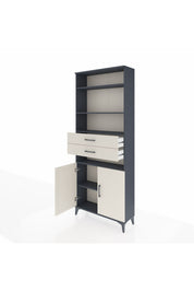 Arges Dolap 5 Raflı 2 Çekmeceli 2 Kapaklı 88x30x221 - S30M192V4A