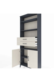Arges Dolap 5 Raflı 2 Çekmeceli 2 Kapaklı 88x30x221 - S30M192V4A