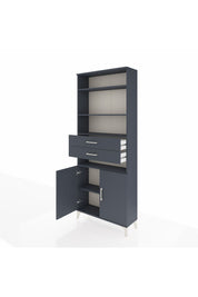 Arges Dolap 5 Raflı 2 Çekmeceli 2 Kapaklı 88x30x221 - S30M192V5A