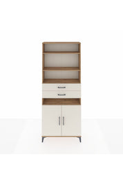 Arges Dolap 5 Raflı 2 Çekmeceli 2 Kapaklı 88x30x221 - S30M192V7A