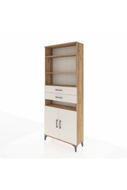 Arges Dolap 5 Raflı 2 Çekmeceli 2 Kapaklı 88x30x221 - S30M192V7A