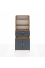 Arges Dolap 5 Raflı 2 Çekmeceli 2 Kapaklı 88x30x221 - S30M192V8A