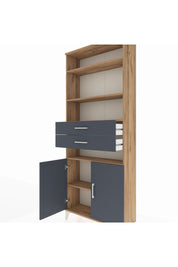 Arges Dolap 5 Raflı 2 Çekmeceli 2 Kapaklı 88x30x221 - S30M192V8A