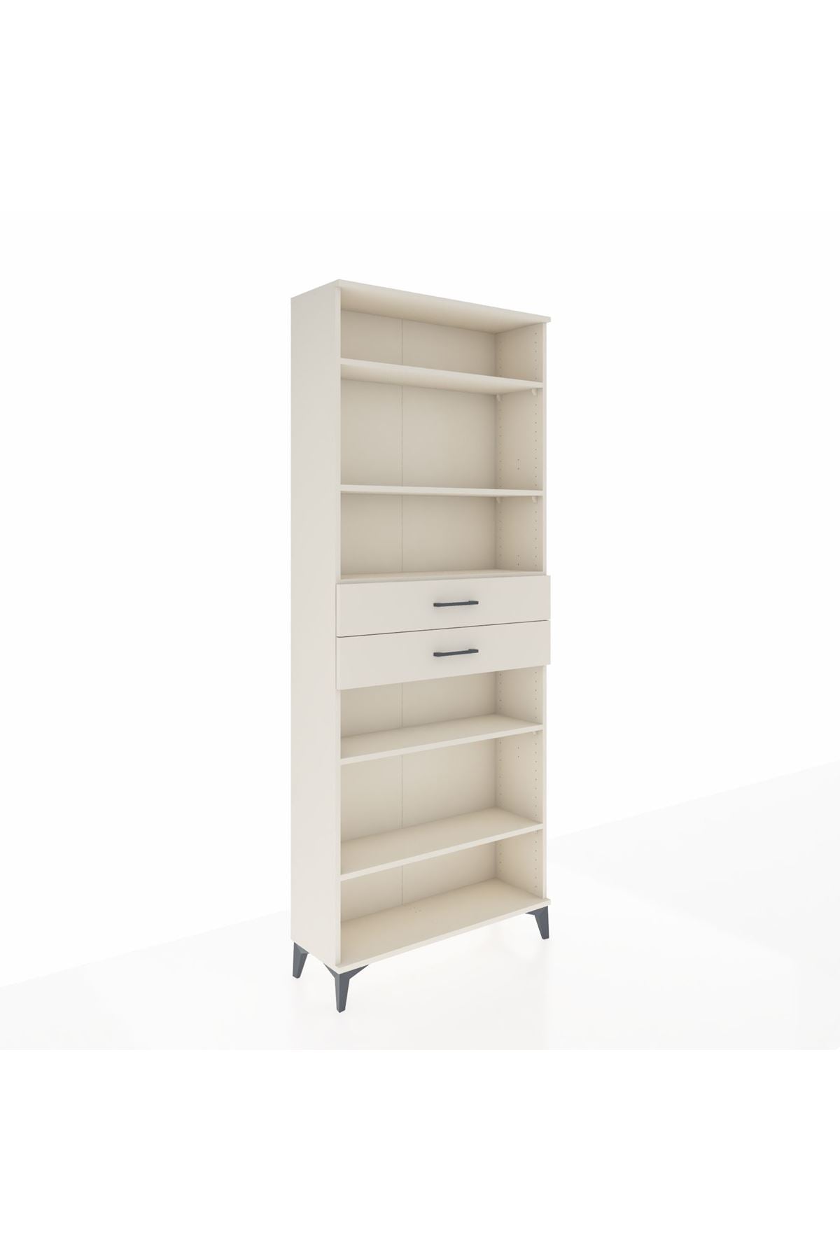 Arges Dolap 5 Raflı 2 Çekmeceli 88x30x221 - S30M193V1A