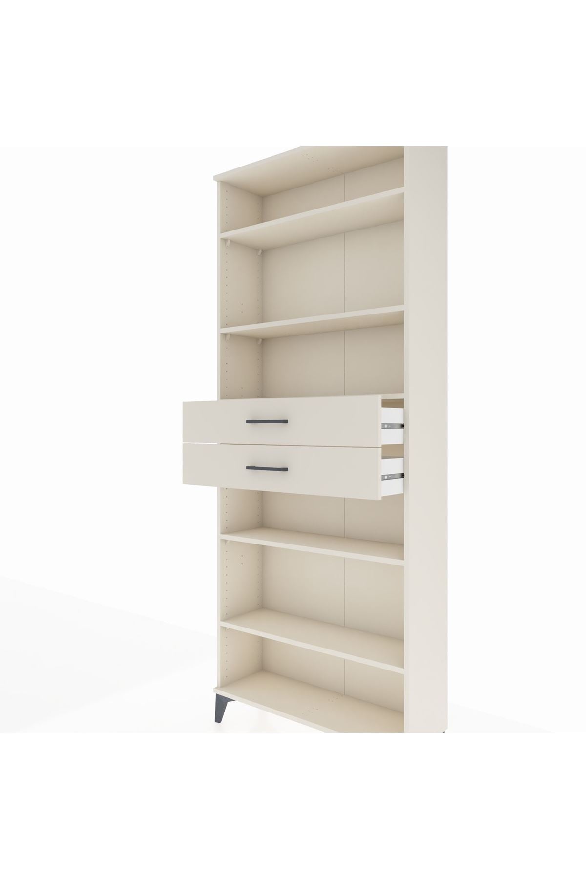 Arges Dolap 5 Raflı 2 Çekmeceli 88x30x221 - S30M193V1A
