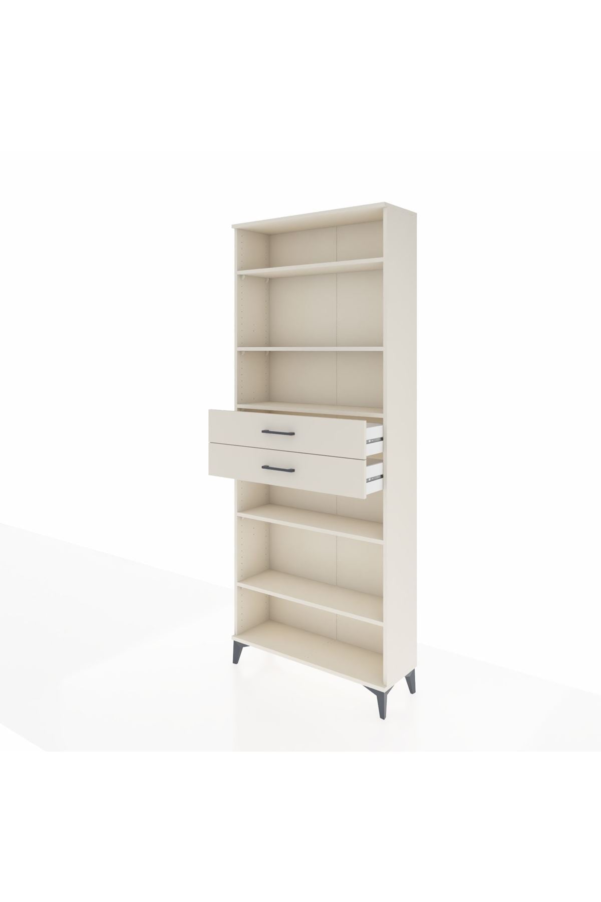Arges Dolap 5 Raflı 2 Çekmeceli 88x30x221 - S30M193V1A