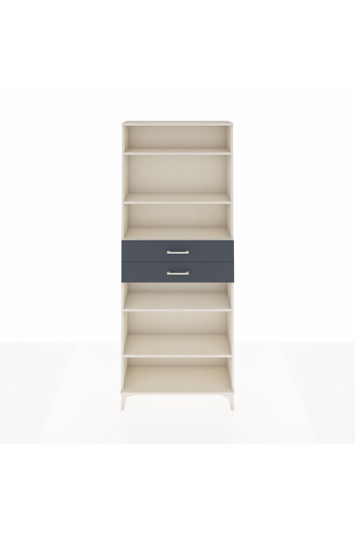 Arges Dolap 5 Raflı 2 Çekmeceli 88x30x221 - S30M193V2A