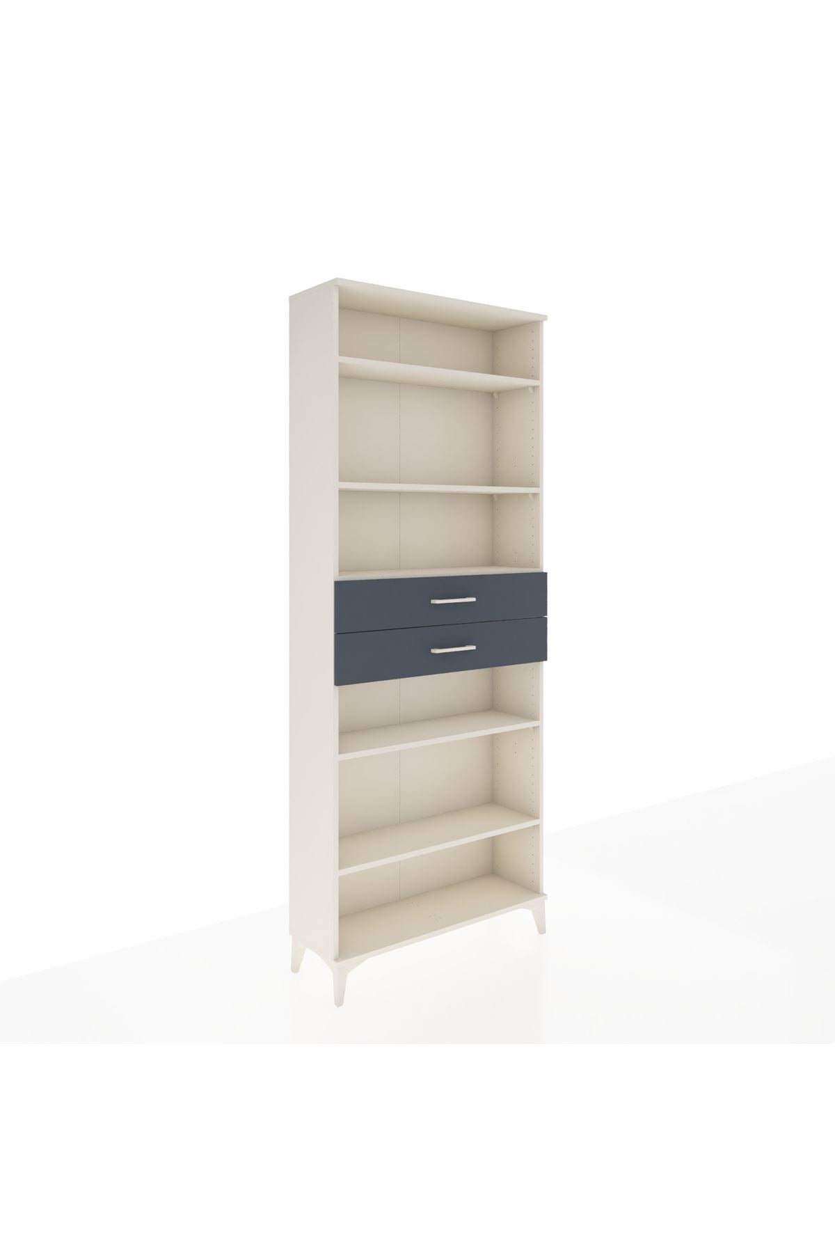 Arges Dolap 5 Raflı 2 Çekmeceli 88x30x221 - S30M193V2A