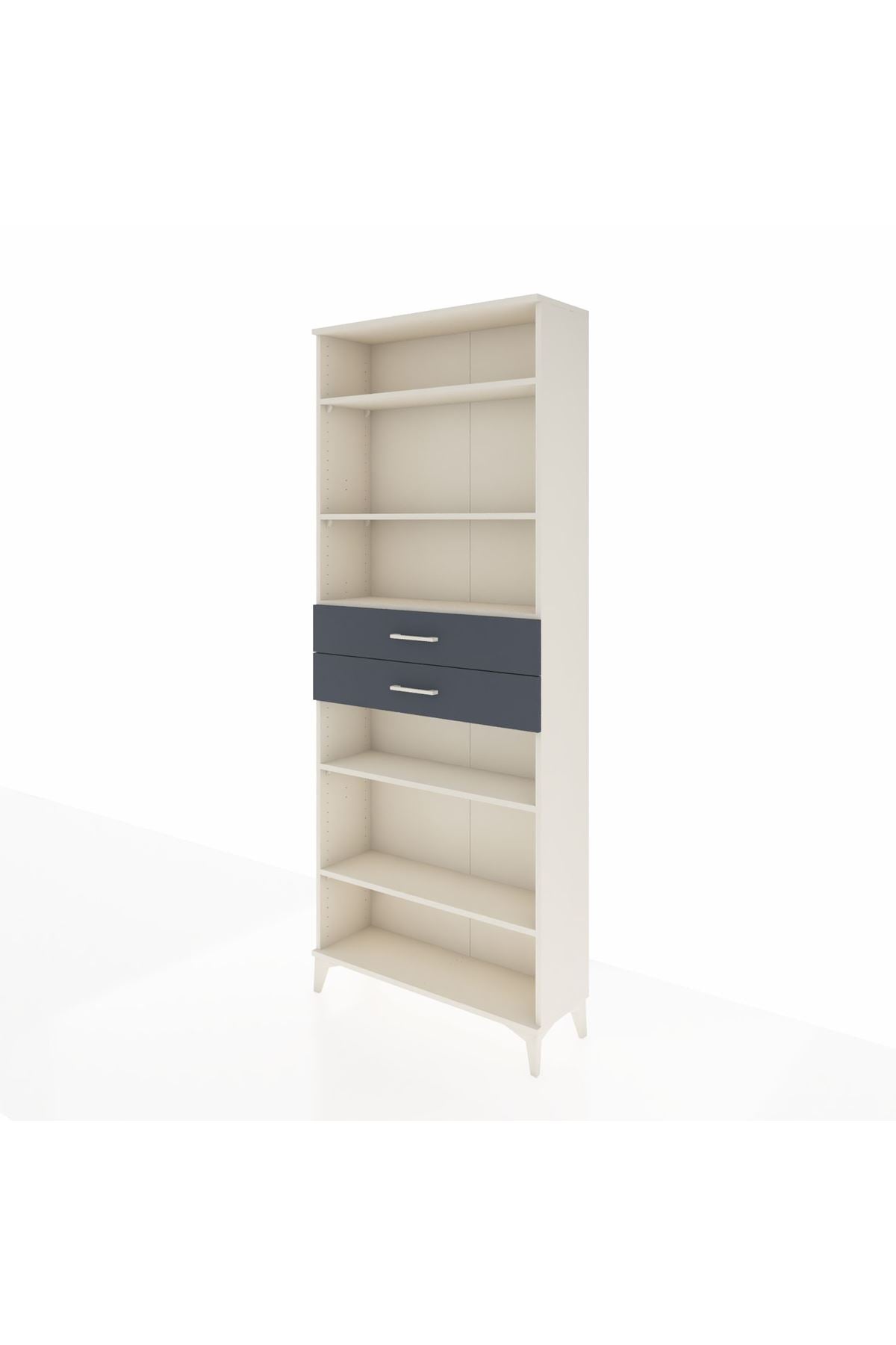 Arges Dolap 5 Raflı 2 Çekmeceli 88x30x221 - S30M193V2A