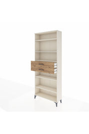 Arges Dolap 5 Raflı 2 Çekmeceli 88x30x221 - S30M193V3A