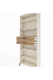 Arges Dolap 5 Raflı 2 Çekmeceli 88x30x221 - S30M193V3A