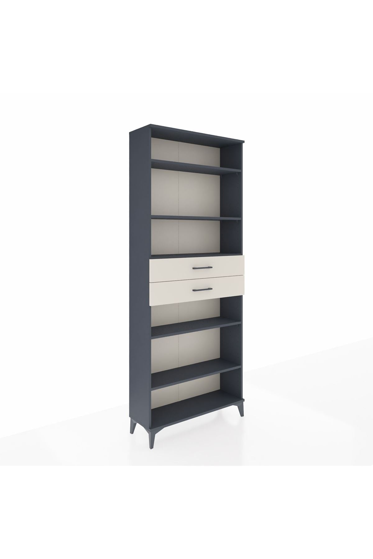 Arges Dolap 5 Raflı 2 Çekmeceli 88x30x221 - S30M193V4A